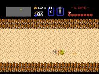 une photo d'Ã©cran de The Legend of Zelda sur Nintendo Nes